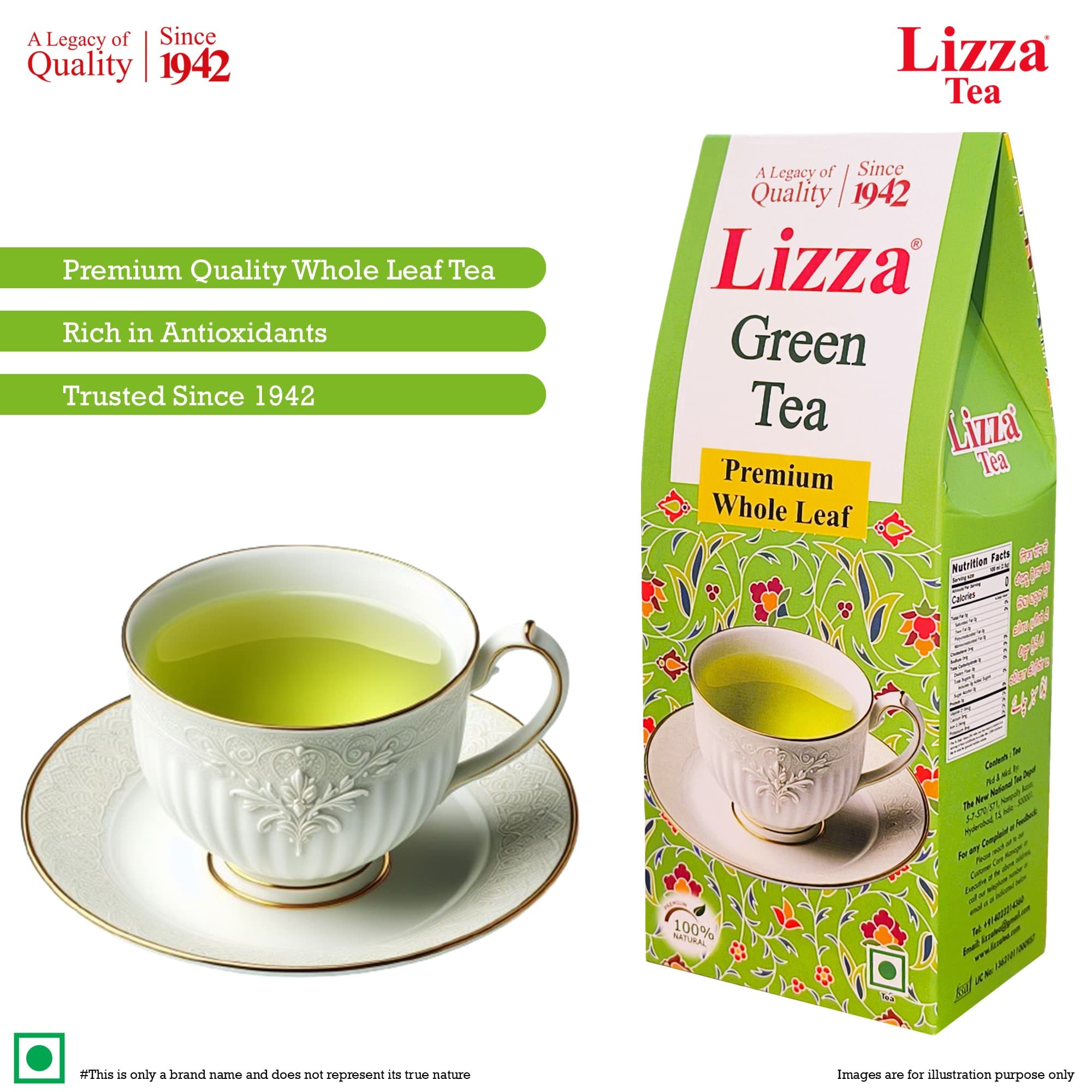 Lizza Green Tea Long Leaf