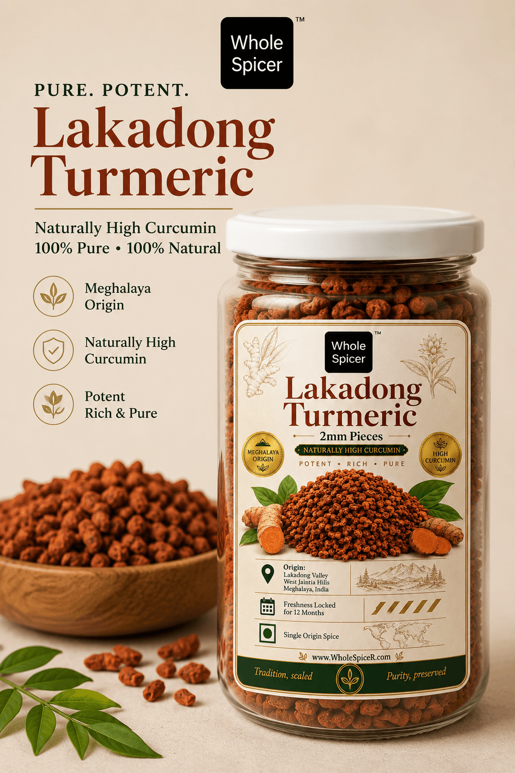 Lakadong Turmeric TBC Lab Tested
